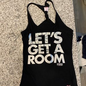 PINK sleepwear tank top